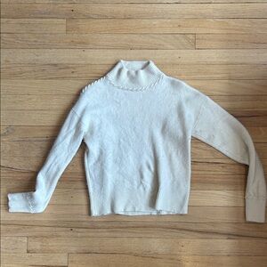 Theory Cream Women’s Cowl Neck Sweater